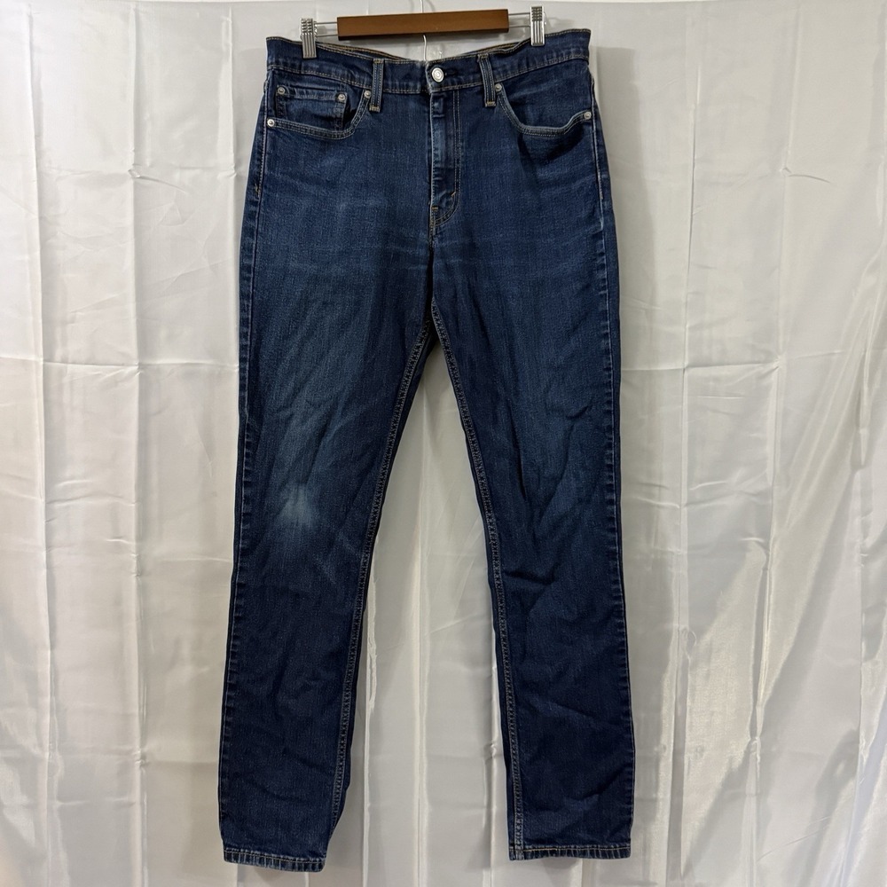 Levis 511 36x36 Fits 34x35 Mens Jeans Big & Tall Dark Wash - Picture 2 of 7